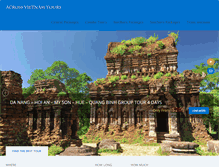 Tablet Screenshot of acrossvietnamtours.com